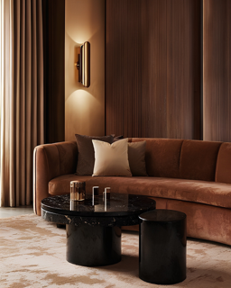 Q11 sofa in a warm-lit interior